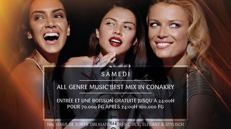 Samedi, All genre Music Best Mix in Conakry